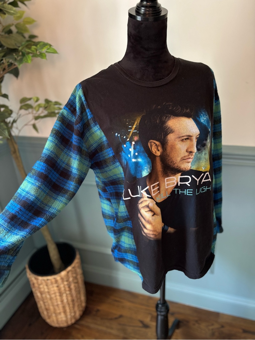 Upcycled Luke Brian Concert Tee
